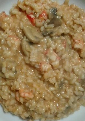 Una foto de Risotto mare monte