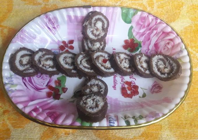 No Bake Swiss Roll