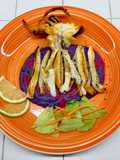 Tagliata di seppia in viola