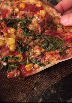 A picture of Low fat yeast free pizza dough FAST.