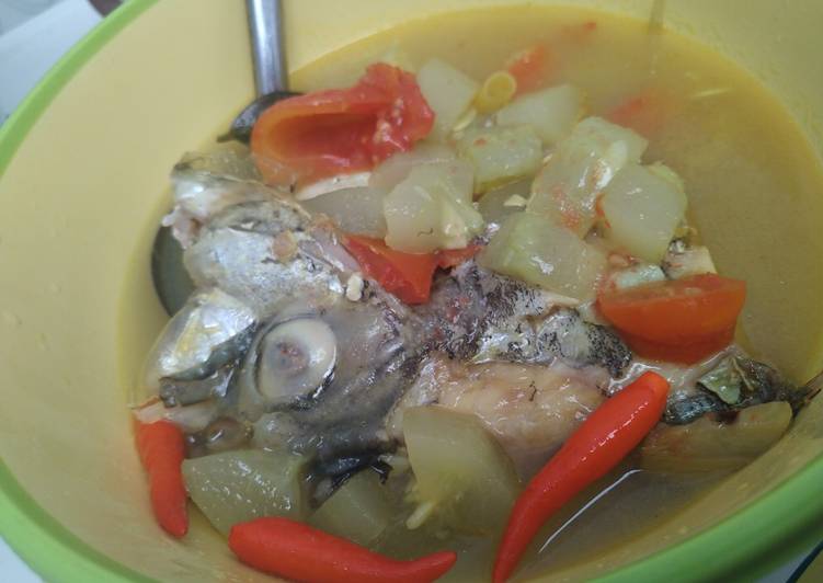 Langkah Mudah untuk Menyiapkan Sup ikan sayur timun yang Lezat