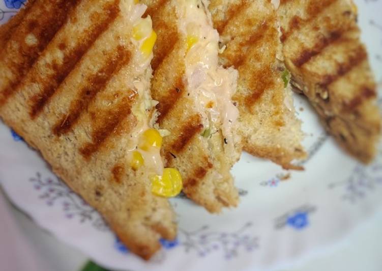 Recipe of Delicious Multigrain grilled sandwich