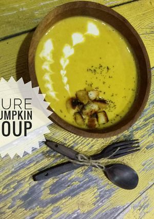Foto resep Pure Pumpkin Soup