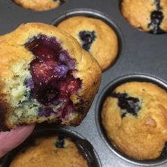 A picture of Blueberry Muffins.