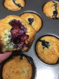 A picture of Blueberry Muffins.