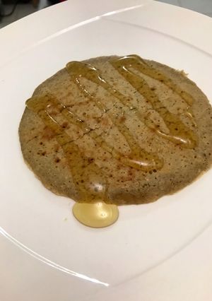 Una foto de Panquecas de avena