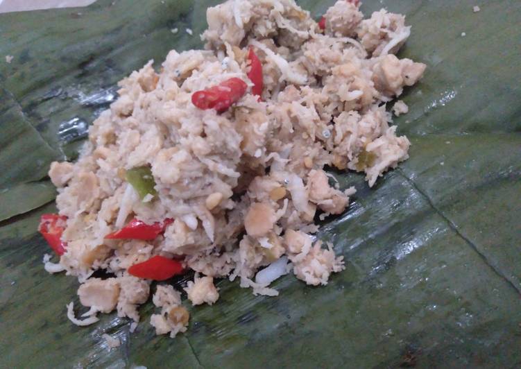 Bagaimana memasak Botok teri tempe yang sempurna