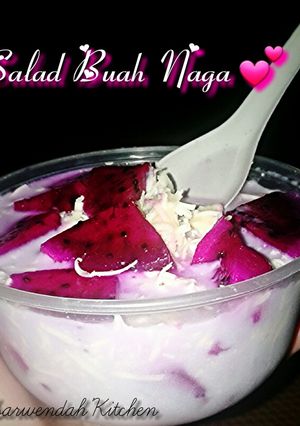 Foto resep Salad buah naga💕