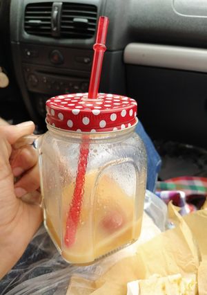 صورة لوصفة عصير الخوخ ـ داناو