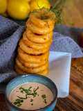 Beer battered onion rings