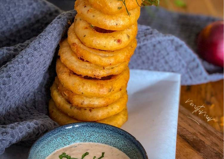 Steps to Make Perfect Beer battered onion rings