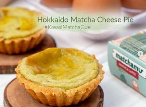 Foto resep Hokkaido Matcha Cheese Pie
