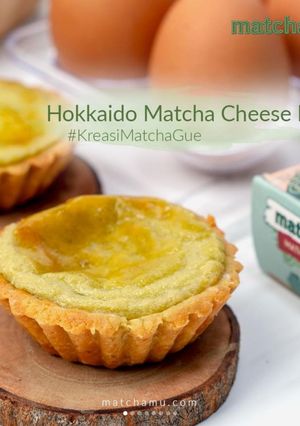 Foto resep Hokkaido Matcha Cheese Pie