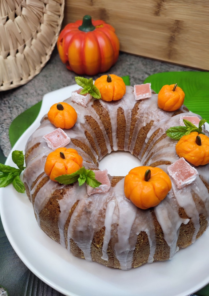 Una foto de Bizcocho de Calabaza. Pumpkin Sponge Cake