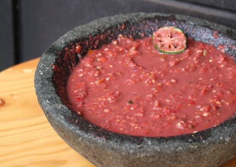 Sambel Terasi Dadakan