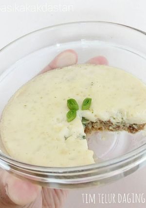Foto resep Tim Telur Daging Sapi - MPASI