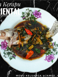 Foto resep Tim Ikan Kerapu Oriental