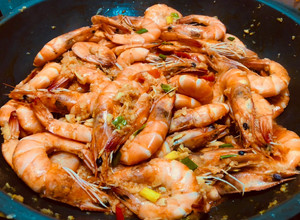 炒蒜泥白蝦🦐 的食譜成品照片