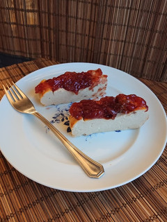 Foto de Cheesecake proteico e fácil