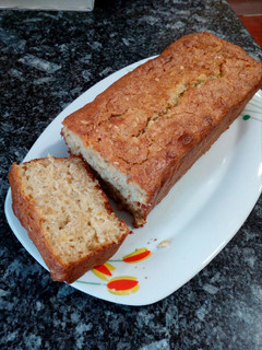 Una foto de Bizcocho de avena y manzana