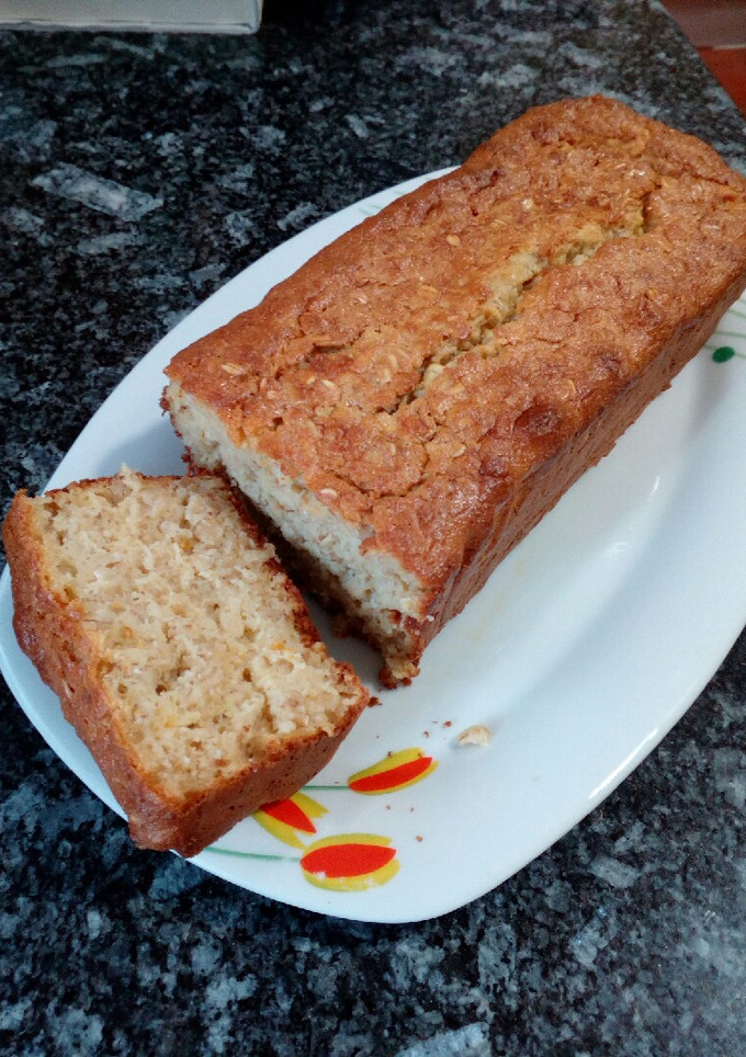 Una foto de Bizcocho de avena y manzana