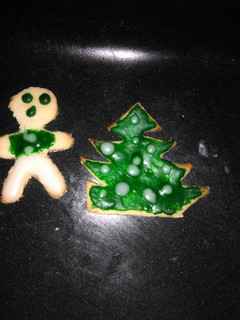 Una foto de Galletita navideñas