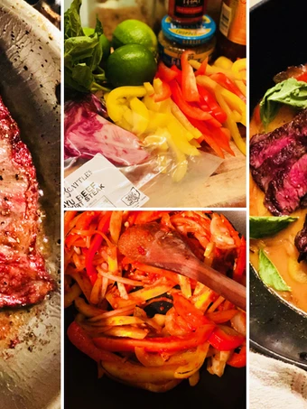 Easy Steps to Prepare Recipe Fullblood Wagyu Skirt Steak with Coconut Curry that is Perfect, Can Spoil the Tongue}