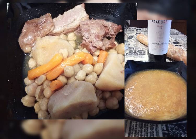Cocido Madrileño en Falso Puchero a mi Manera