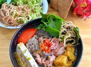 Hình của món Bún Riêu Cua Bắp Bò.
