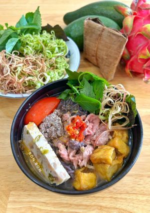 Hình của món Bún Riêu Cua Bắp Bò.