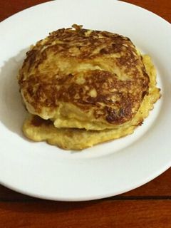 Hình của món Pancake chuối đơn giản.