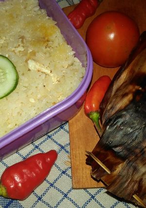 Foto resep Sego Njamur versi Bakar