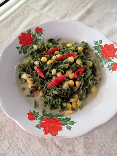 Foto resep Sayur Pakis Jagung Santan