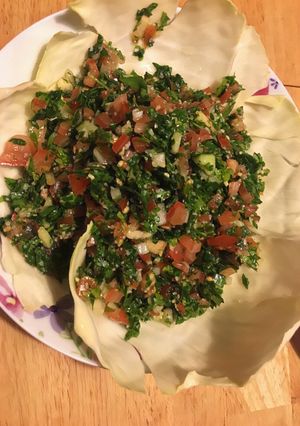صورة لوصفة التبولة السورية