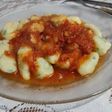 Ñoquis de ajo y perejil