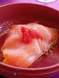 Lasaña fría de salmón ahumado