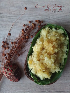Foto resep Sawut Singkong - gula merah