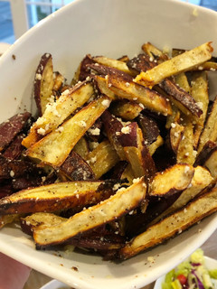 A picture of Truffle Parmesan Sweet Potato Fries.