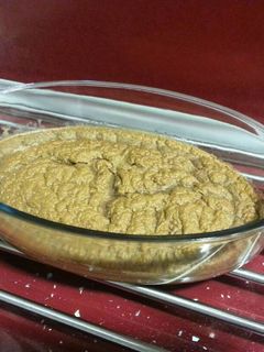 Una foto de Bizcocho fit de avena y claras
