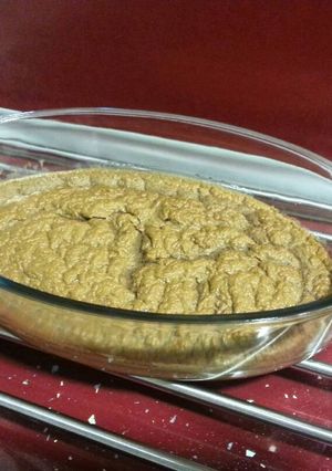 Una foto de Bizcocho fit de avena y claras