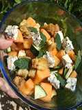 Panzanella melone 🍈e cetrioli 🥒Insalatona estiva