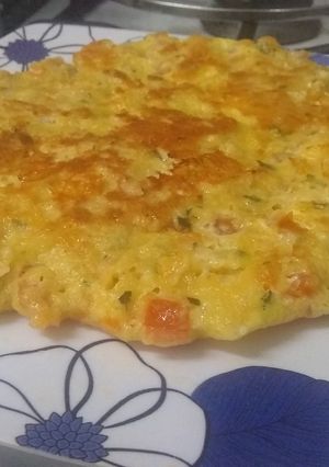 Una foto de Omelette con calabaza