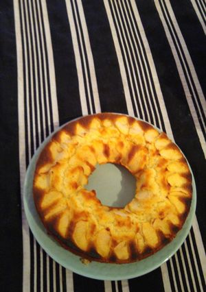 Una foto de Torta de manzana