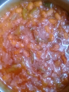 A picture of Baked beans gravy.