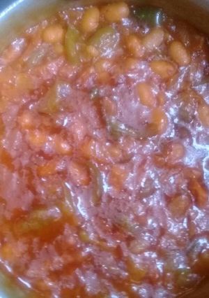 A picture of Baked beans gravy.