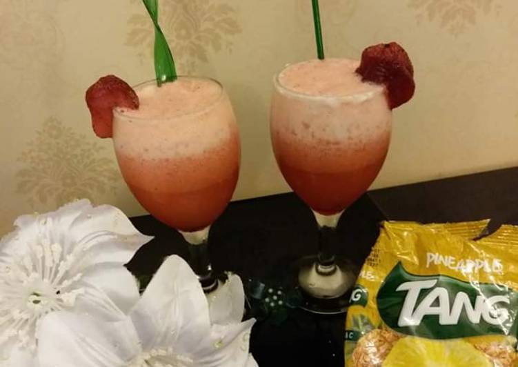 Recipe of Super Quick Homemade Stawberry colada