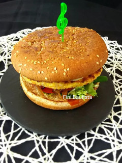 Una foto de Hamburguesa de surimi