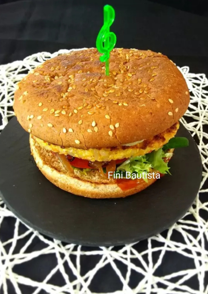 Una foto de Hamburguesa de surimi