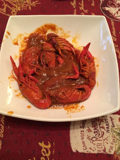 Una foto de Cangrejos del Júcar con salsa de tomate