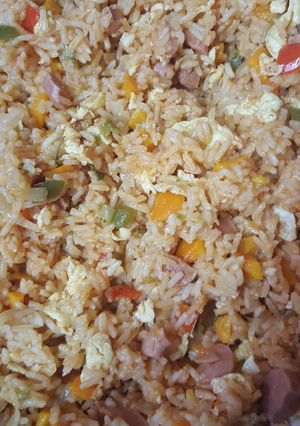Una foto de Arroz salteado
